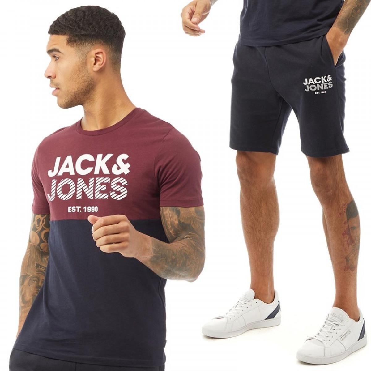 

Футболка JACK AND JONES Miller And Shorts Twin Set Port Royale/Sky Captain Multi,  (42, Футболка JACK AND JONES Miller And Shorts Twin Set Port Royale/Sky Captain Multi, XS (42)