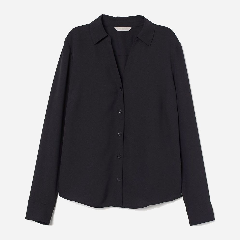

Блузка H&M 0908924_ч  Черная, Блузка H&M 0908924_ч 42 Черная