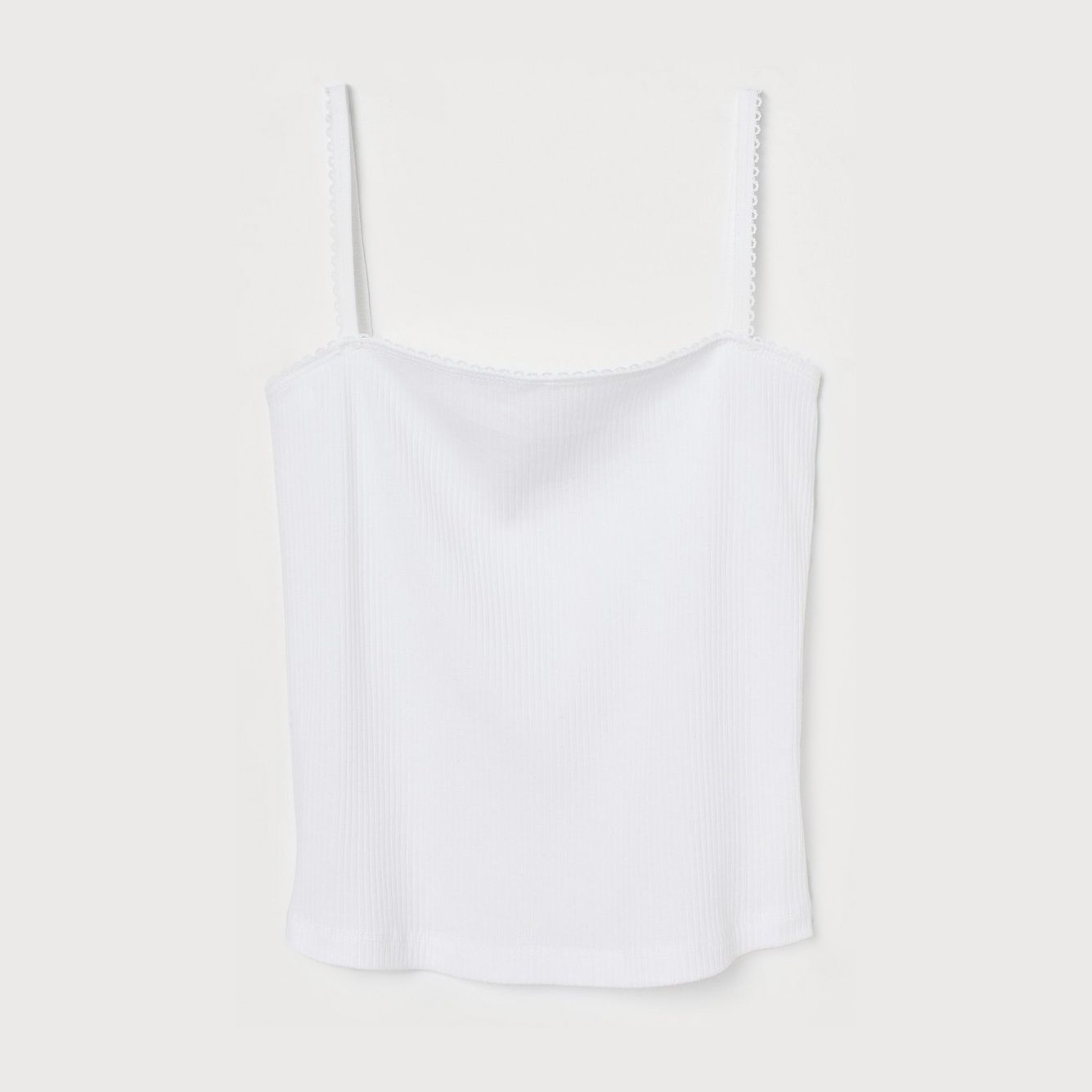 

Майка H&M 0826205_тонк брит  Белая, Майка H&M 0826205_тонк брит S Белая