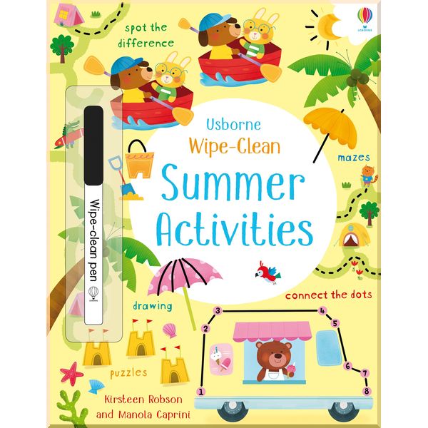 

Usborne Wipe-Clean Summer Activities. Manola Caprini. ISBN:9781474968577