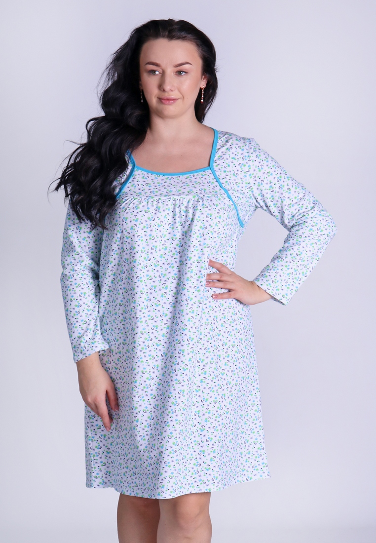 

Сорочка жін 2х нитка начіс N.EL. 739-33-1 XXL бирюзовый 66729