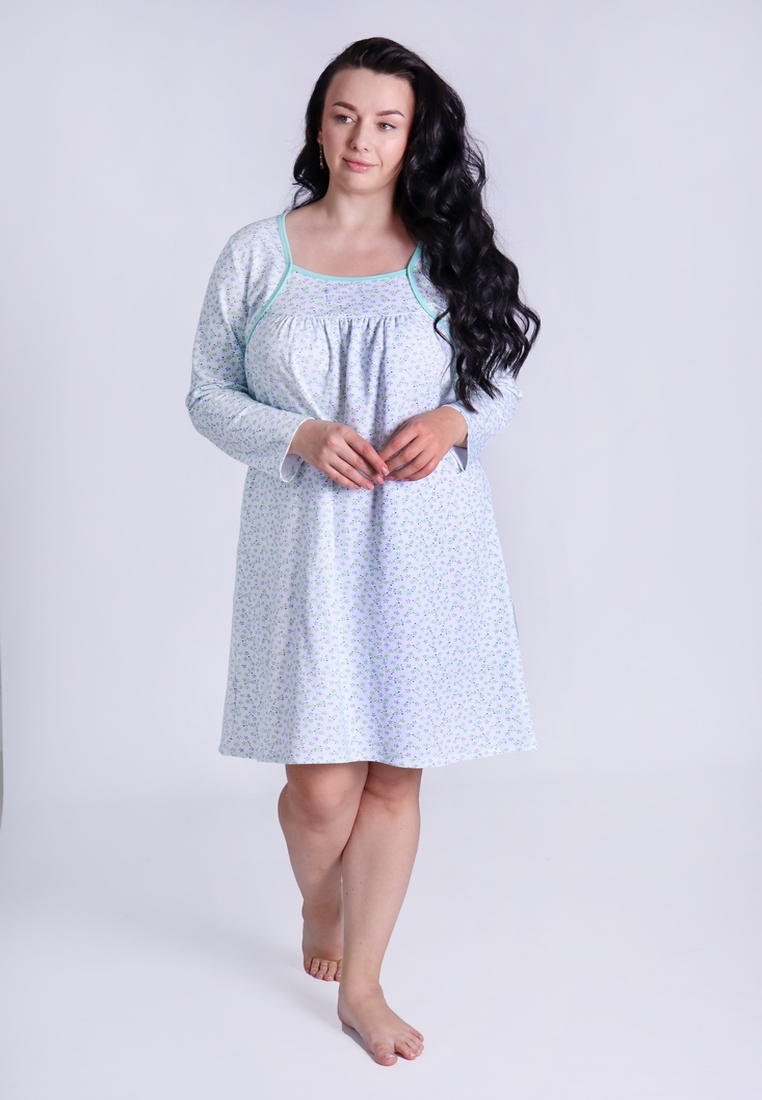 

Сорочка жін 2х нитка начіс N.EL. 739-33-2 XXXL мятный 66732