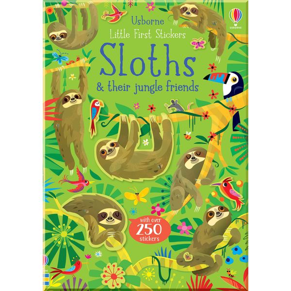 

Usborne Little First Stickers Sloths. Usborne Publishing. ISBN:9781474971355