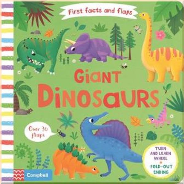 

Campbell Books First Facts and Flaps: Giant Dinosaurs. Naray Yoon. ISBN:9781509877041