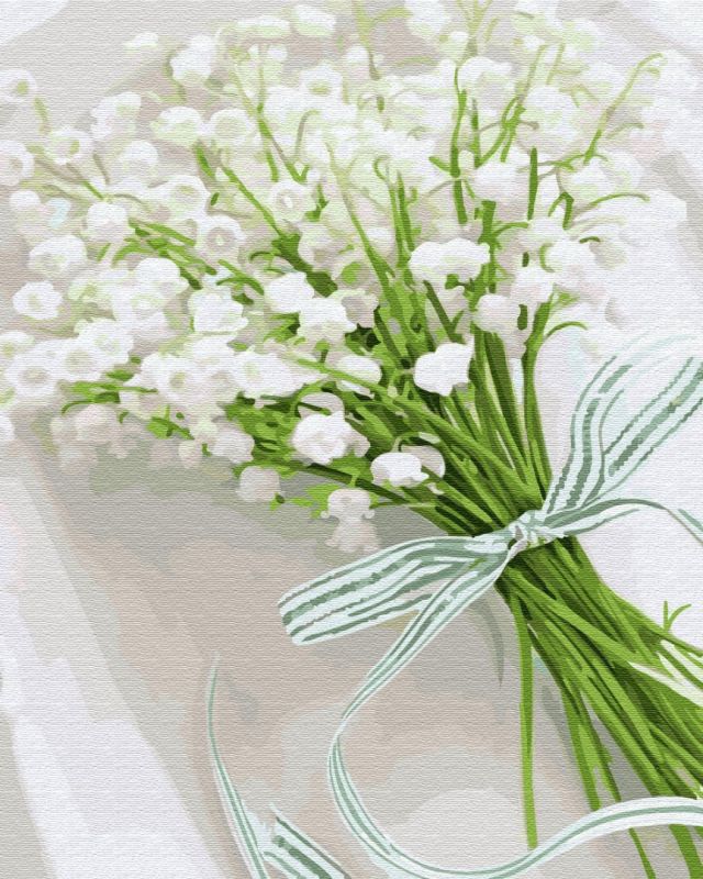 

Ландыши. Картина раскраска. Brushme 40x50