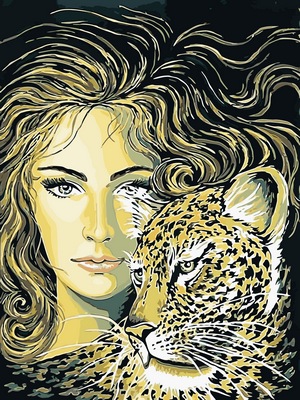

Мой защитник. Рисование по номерам на холсте. Babylon 30x40