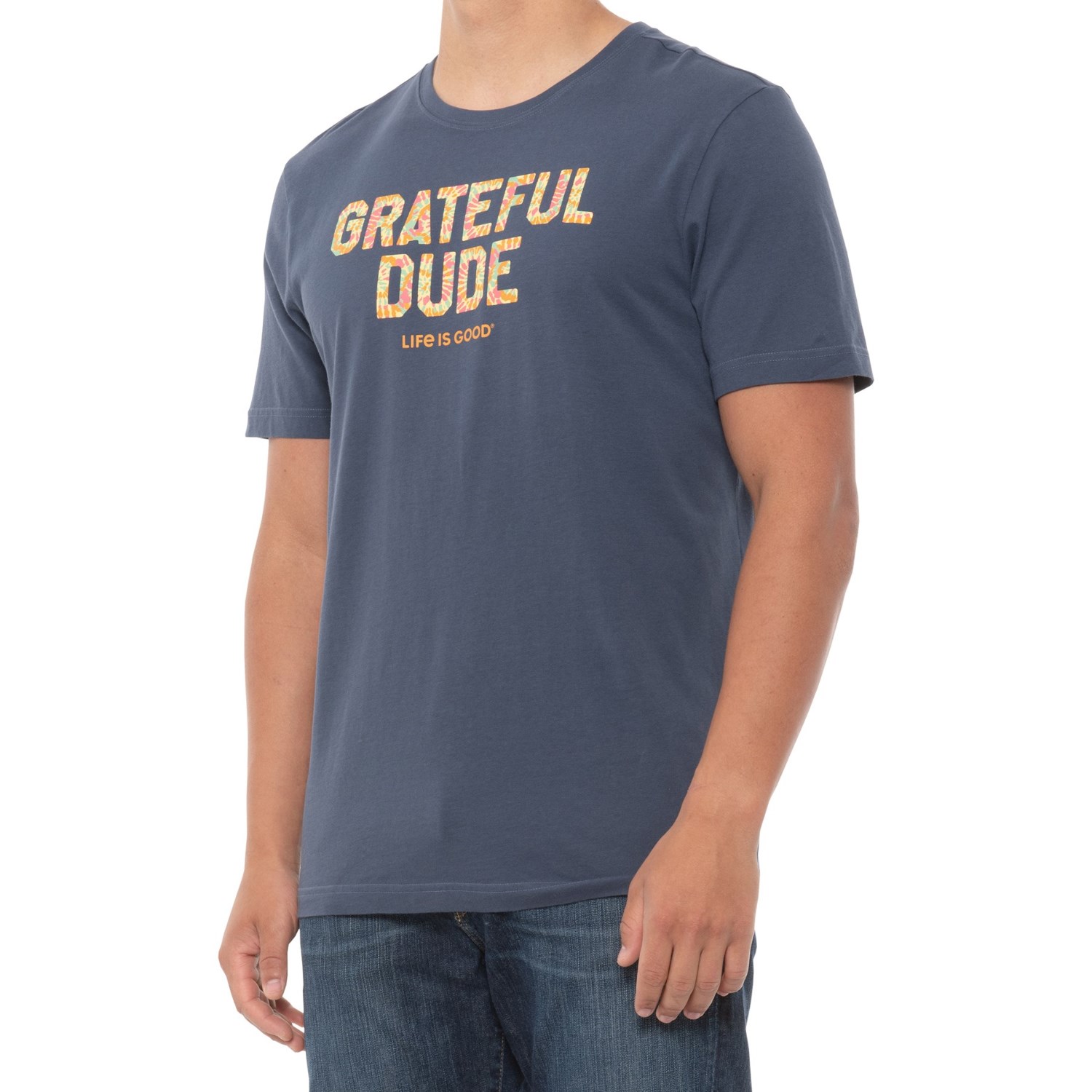 

Футболка Life is good Grateful Dude T-Shirt - Darkest Blue, S (44)