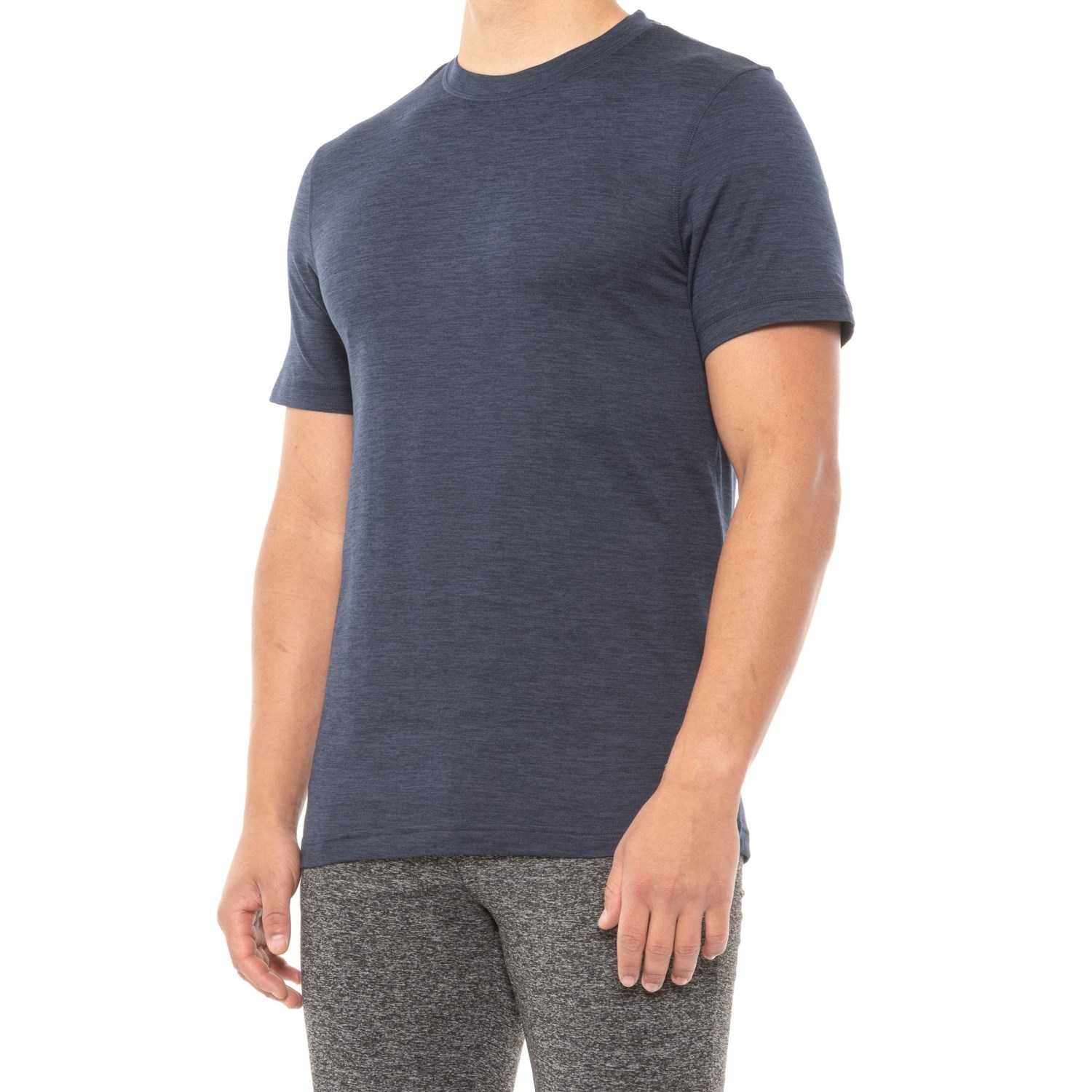

Футболка Gaiam Everyday Basic Crew T-Shirt - Navy Heather, XL (50)