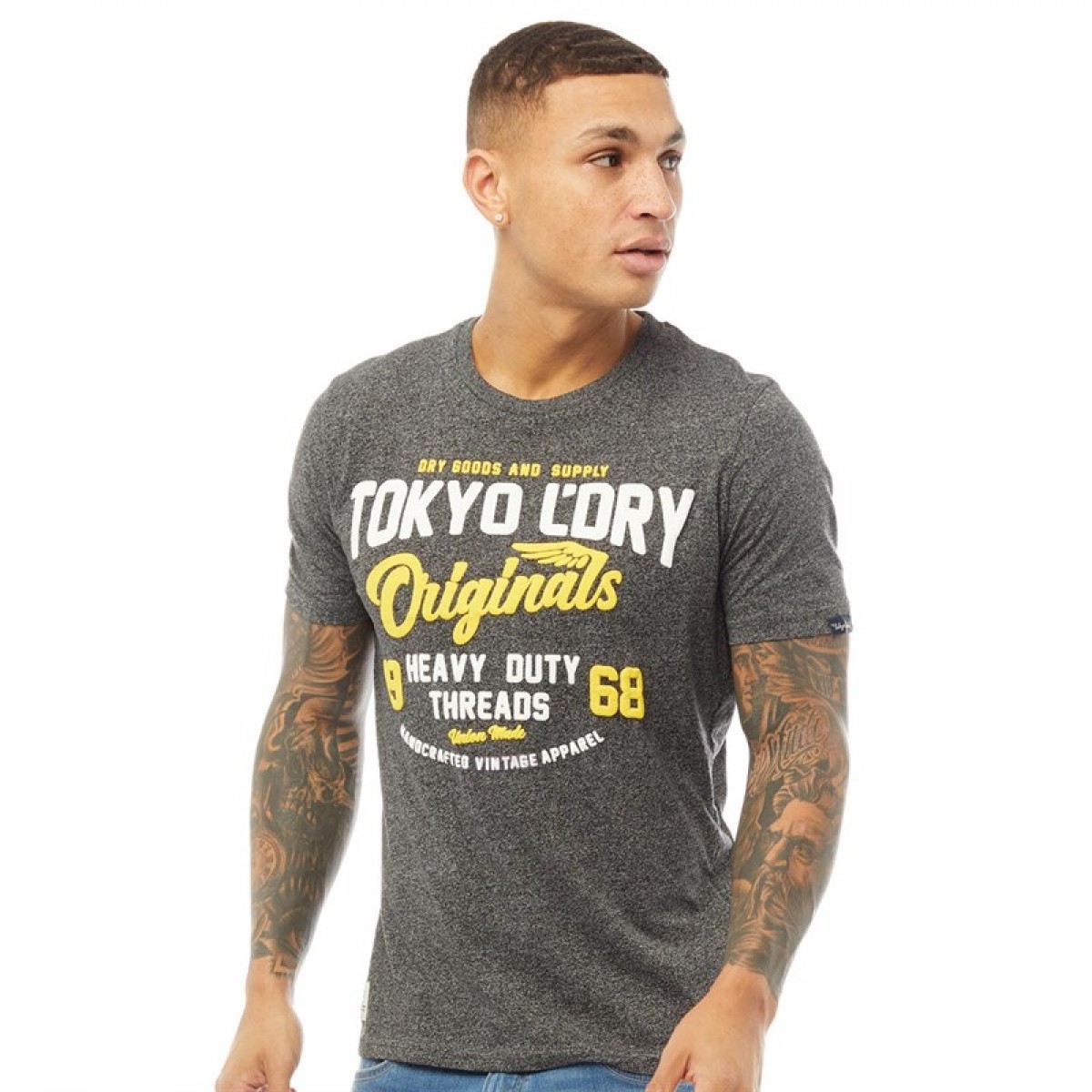 

Футболка Tokyo Laundry Heavy Duty Dark Grey Grindle Charcoal Marl,  (44, Футболка Tokyo Laundry Heavy Duty Dark Grey Grindle Charcoal Marl, S (44)