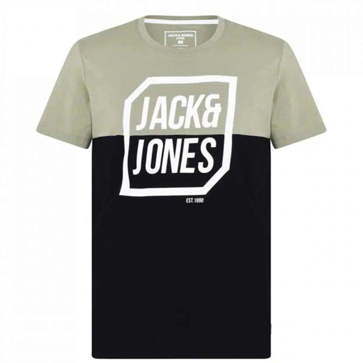 

Футболка Jack and Jones Half Logo Blk/Khk/Wht,  (50, Футболка Jack and Jones Half Logo Blk/Khk/Wht, XL (50)
