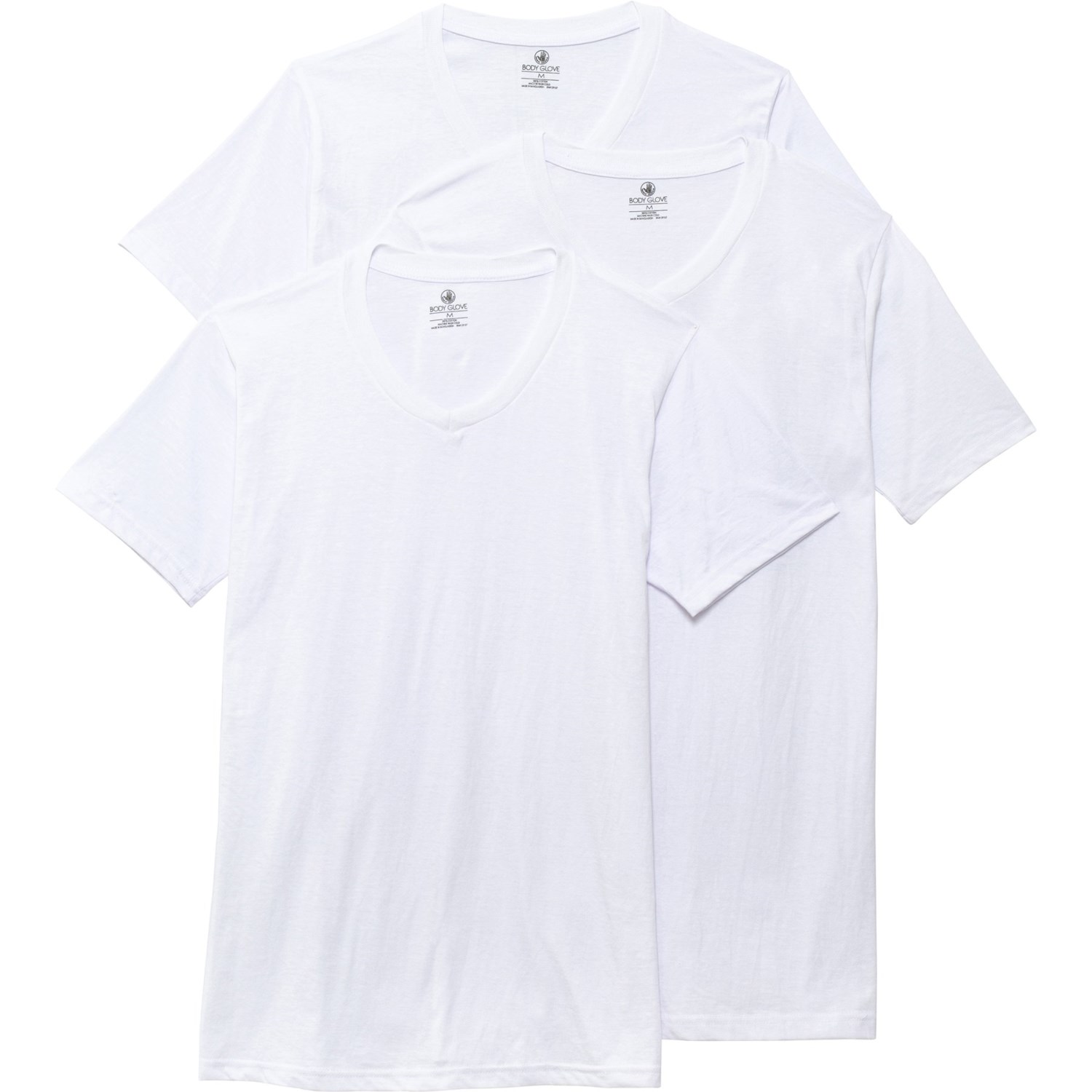 

Футболка Body Glove Cotton V-Neck T-Shirt - 3-Pack, White,  (44, Футболка Body Glove Cotton V-Neck T-Shirt - 3-Pack, White, S (44)