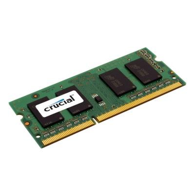 

Модуль памяти для ноутбука SoDIMM DDR3L 4GB 1600 MHz Micron (CT51264BF160B)