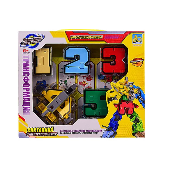 

Игровой набор KA TOY цифровые трансформеры 188-36 математические знаки от 1 до 5
