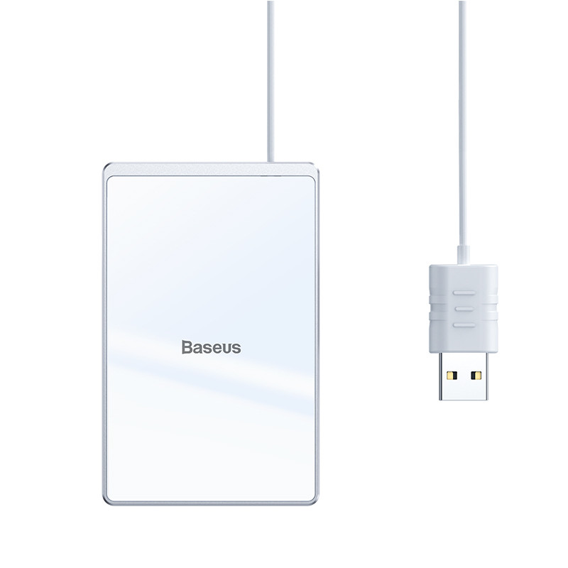 

Беспроводная Зарядка QI BASEUS Card Ultra-thin Wireless Charger |15W| Белый (WX01B-S2)