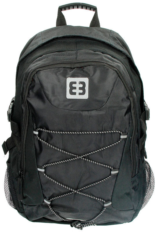 

Рюкзак школьный Enrico Benetti Eb47079001 Puerto Rico Black с отделом для ноутбука 32*48*27см