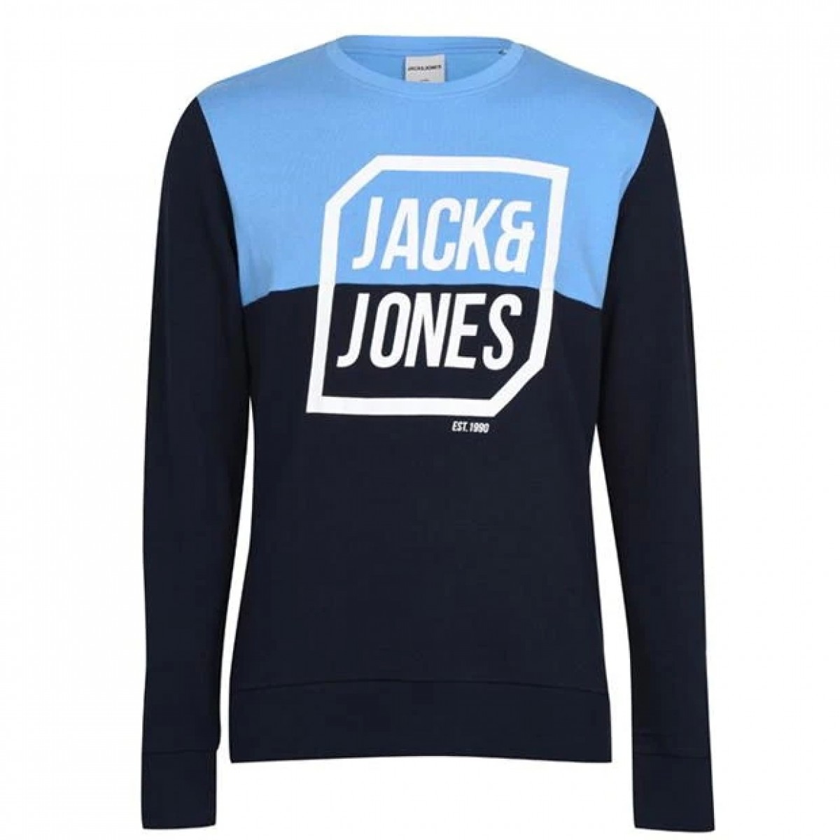 

Толстовка Jack and Jones Half Logo Crew SkyCptn/AzureBl,  (42, Толстовка Jack and Jones Half Logo Crew SkyCptn/AzureBl, XS (42)