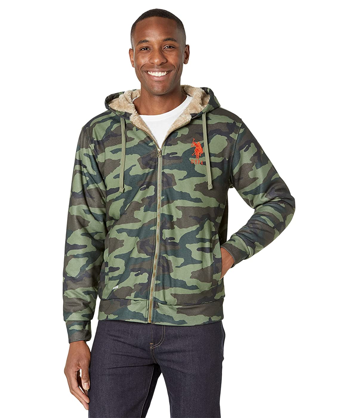 

Толстовка U.S. POLO Sherpa Camo Army Green,  (48, Толстовка U.S. POLO Sherpa Camo Army Green, L (48)