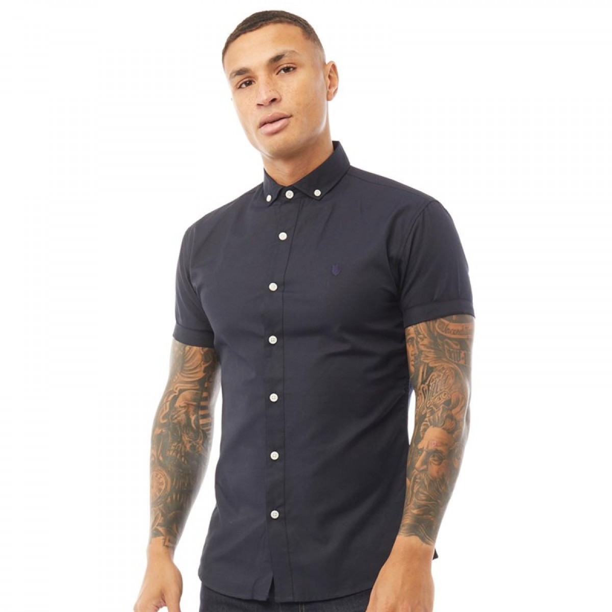 

Рубашка 883 Police Stefan Short Sleeve Shirt Navy Dark Navy,  (42, Рубашка 883 Police Stefan Short Sleeve Shirt Navy Dark Navy, XS (42)