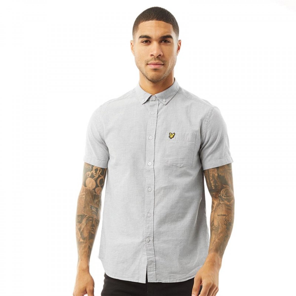 

Рубашка Lyle And Scott Vintage Short Sleeve Light Weight Slub Oxford Shirt Mid Grey Marl/White Grey Marl,  (46, Рубашка Lyle And Scott Vintage Short Sleeve Light Weight Slub Oxford Shirt Mid Grey Marl/White Grey Marl, M (46)