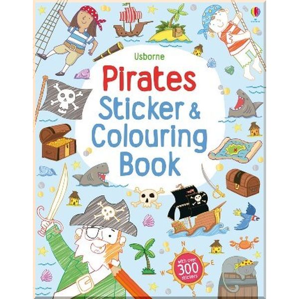 

Usborne Pirates Sticker and Colouring Book. Richard Watson Sam Taplin. ISBN:9781409564584