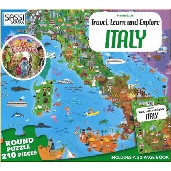 

Travel, Learn and Explore: Italy Book and Puzzle. Matteo Gaule. ISBN:9788868603366