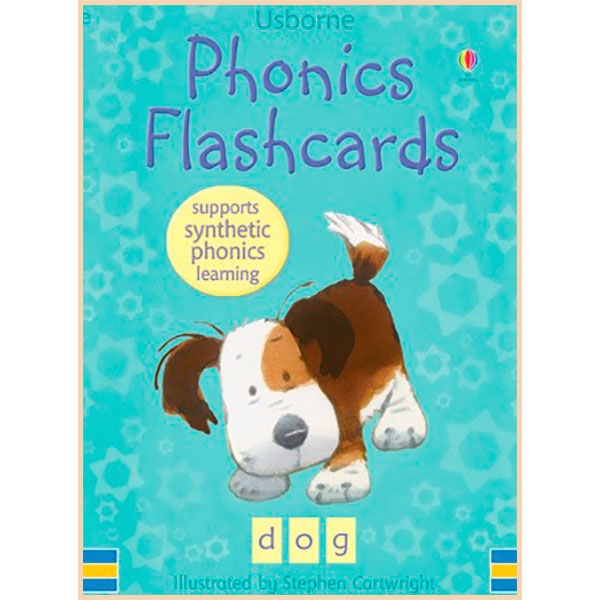

Usborne Phonics Flashcards (44 cards). Phil Roxbee Cox. ISBN:9780746078891