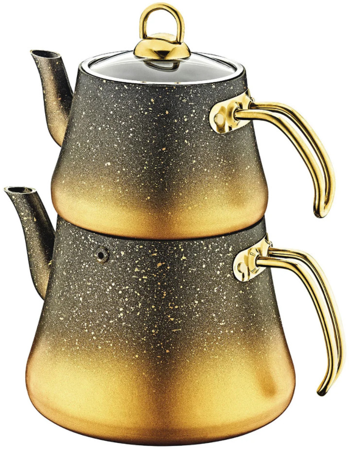 

Набор чайников Oms 8200-L-gold 2 шт золотистый