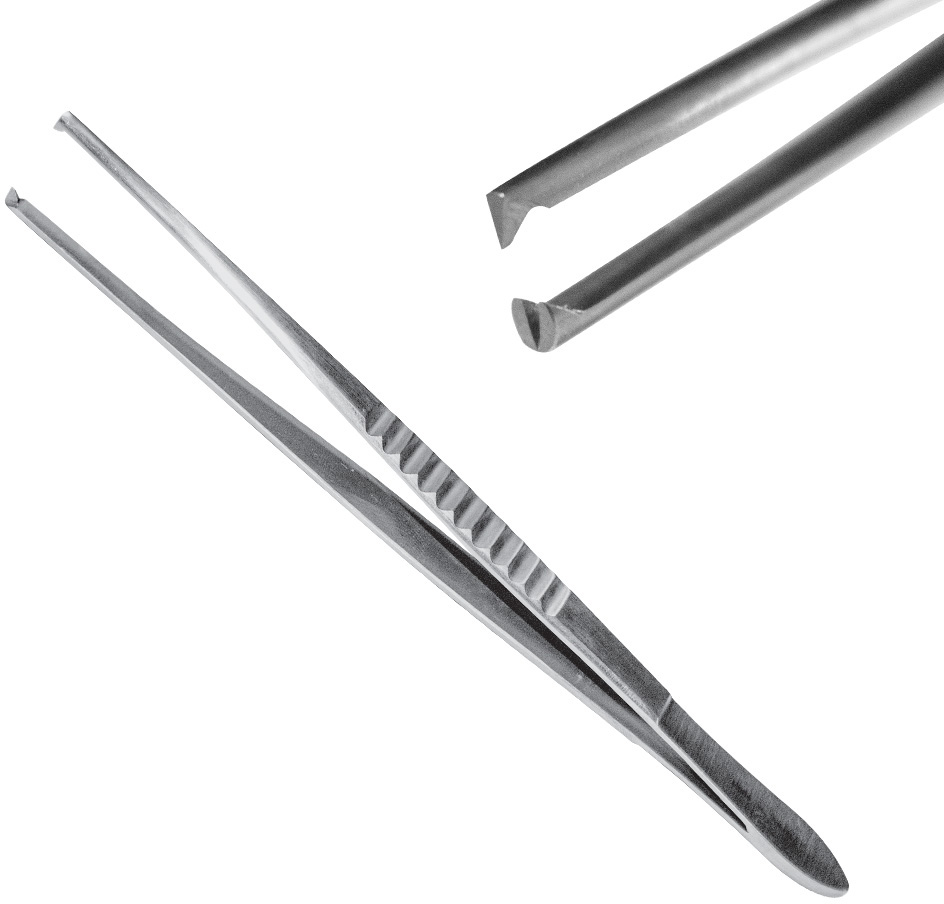Пинцет хирургический Surgicon 1:2 зубый 18 см (2000949736334) | ROZETKA