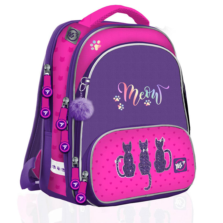 

Рюкзак школьный Yes 555478 S-30 Juno Ultra Stylish kitties 36*27*17см