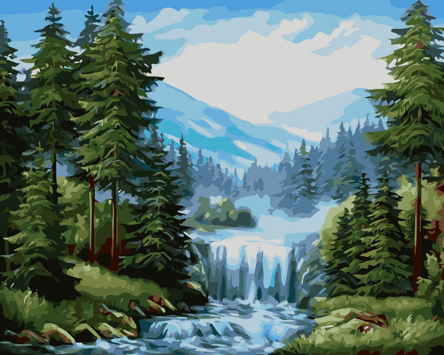 

Картина по номерам ArtStory Дикая природа, 40 х 50 см (AS0388)