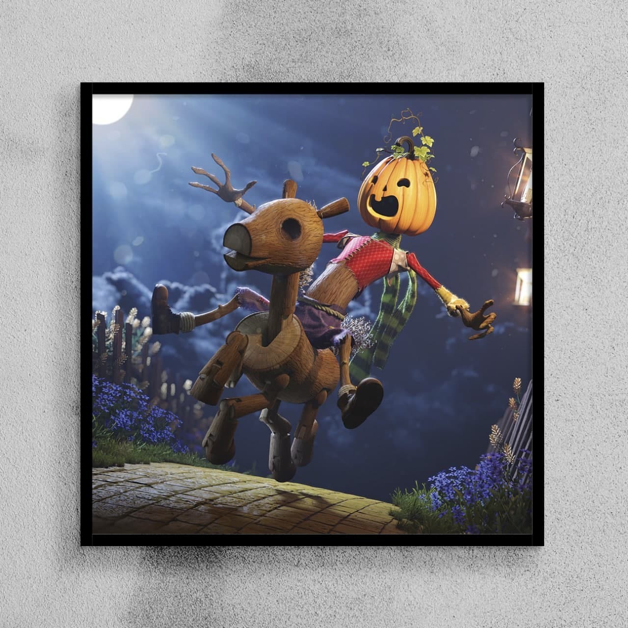 

Постер HELLO Posters мультфильм Всадник без головы 50х50 см в рамке