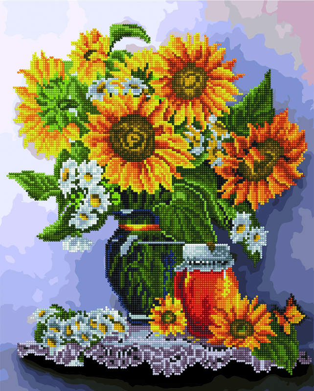 

Картина по номерам Rainbow Art Подсолнухи и мед, 40 х 50 см (BGZS1108)