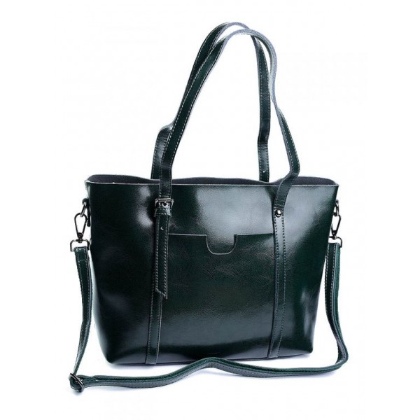 

Сумка из натуральной кожи женская Parse 1535 Green