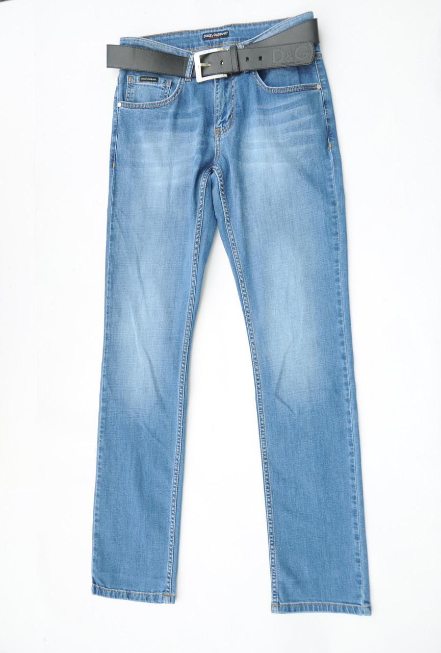 

Джинсы мужские D&G Jeans Классическая модель W36 L34 Синий Арт12713