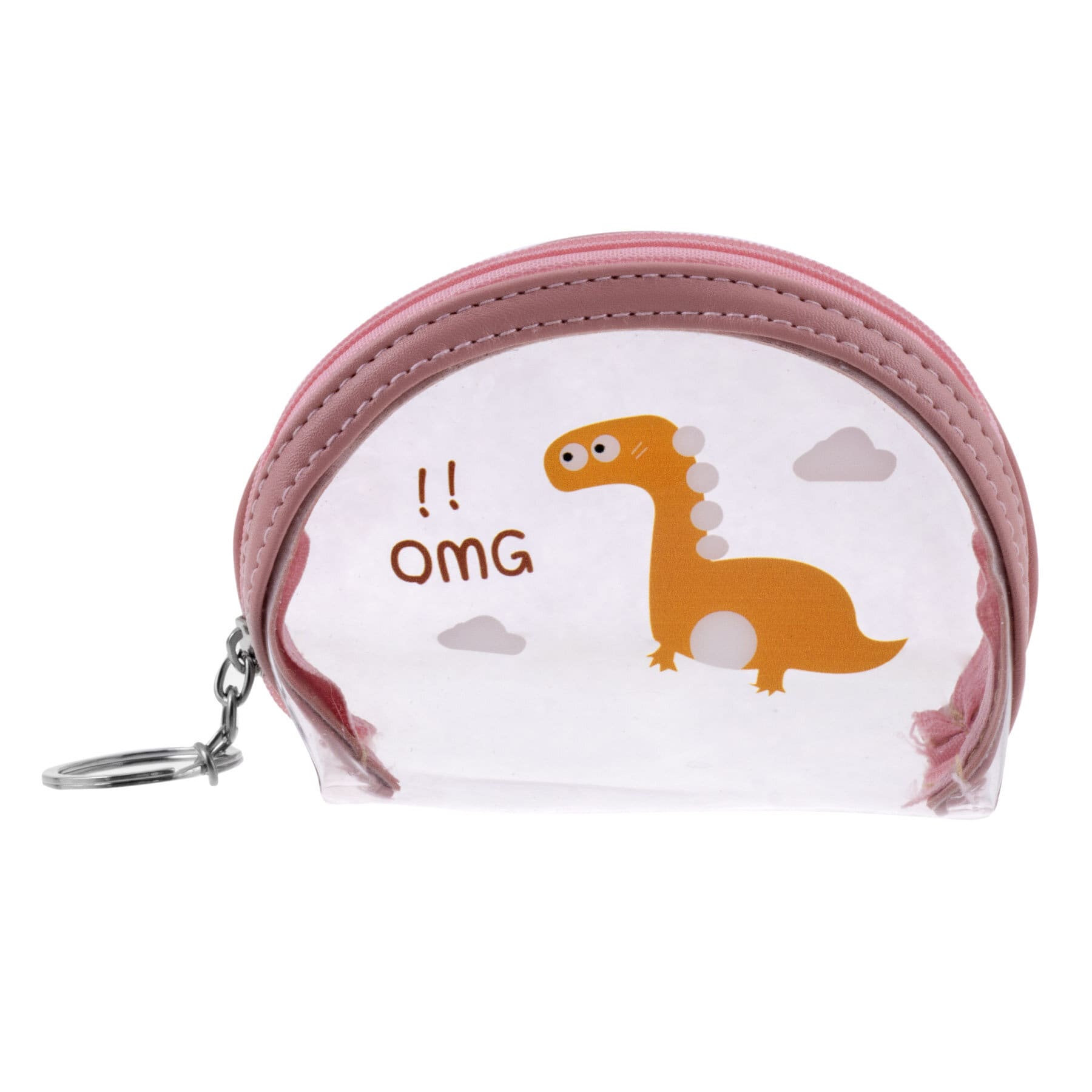 

Косметичка силиконовая персиковая 12х8,5х3,5 см