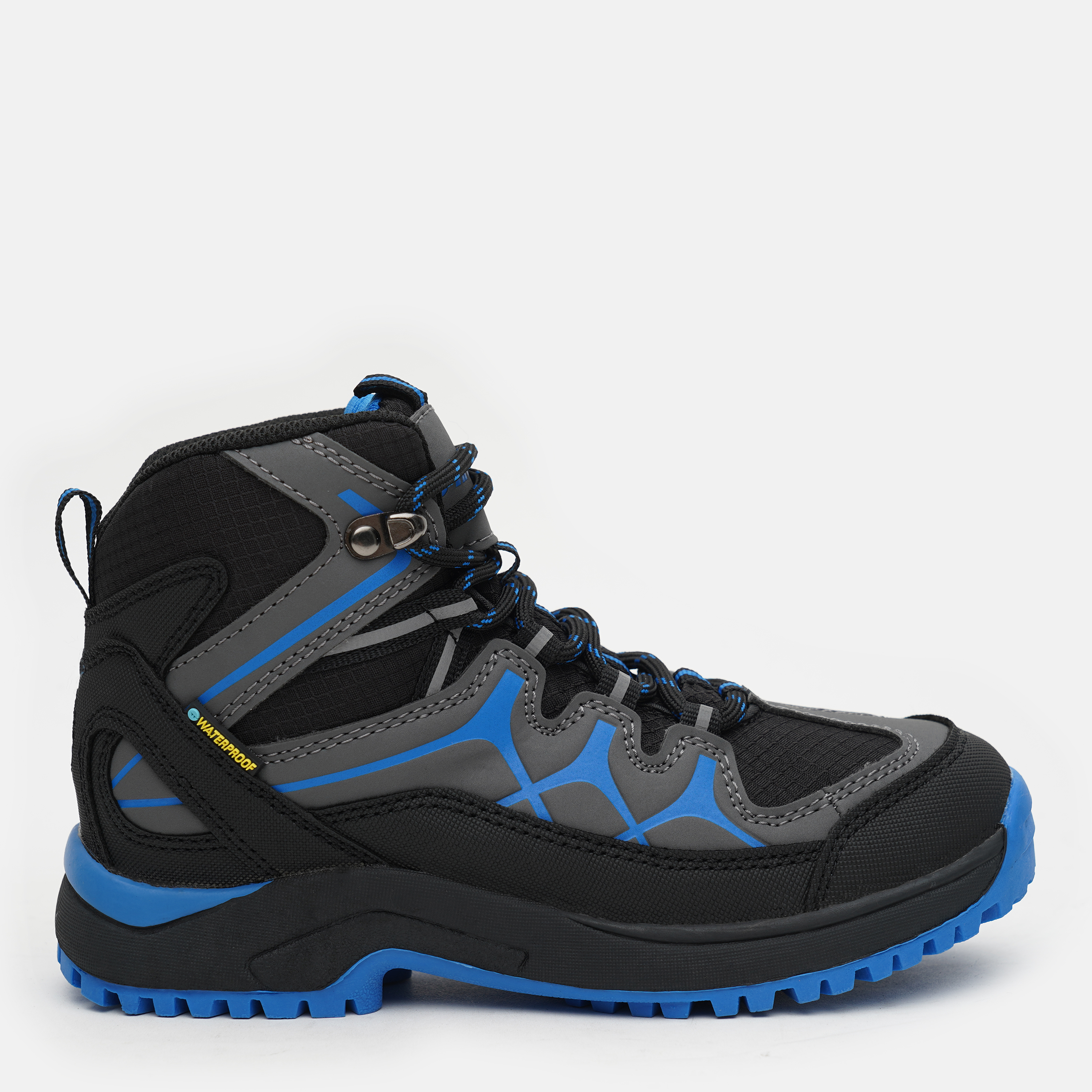 

Ботинки детские Hi-Tec Miko Mid Wp Jr 34 Blk/Dk Gre/Skyd