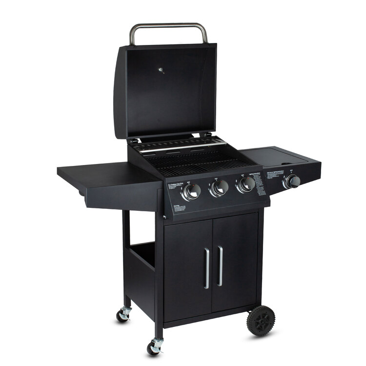 

Grill Gazowy Ogrodowy Na Gaz Z Termometrem + Pokrowiec