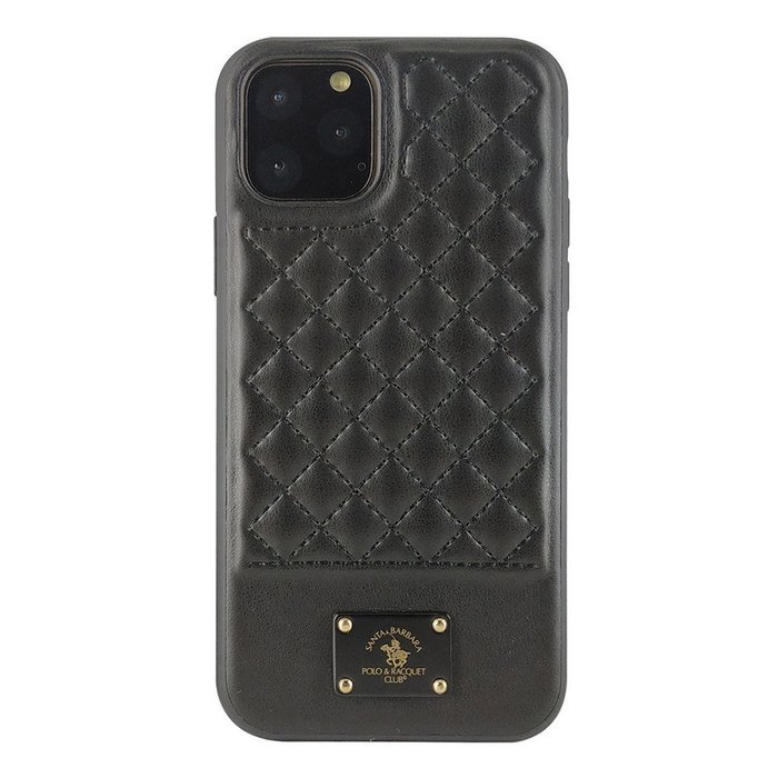 

Кожаный чехол для iPhone 12 Pro Santa Barbara Polo Bradley Черный