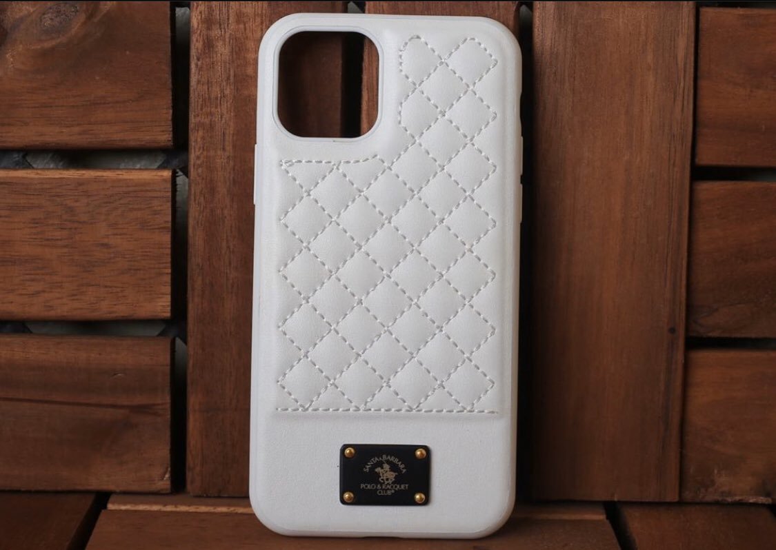 

Кожаный чехол для iPhone 12 Pro Max Santa Barbara Polo Bradley Белый