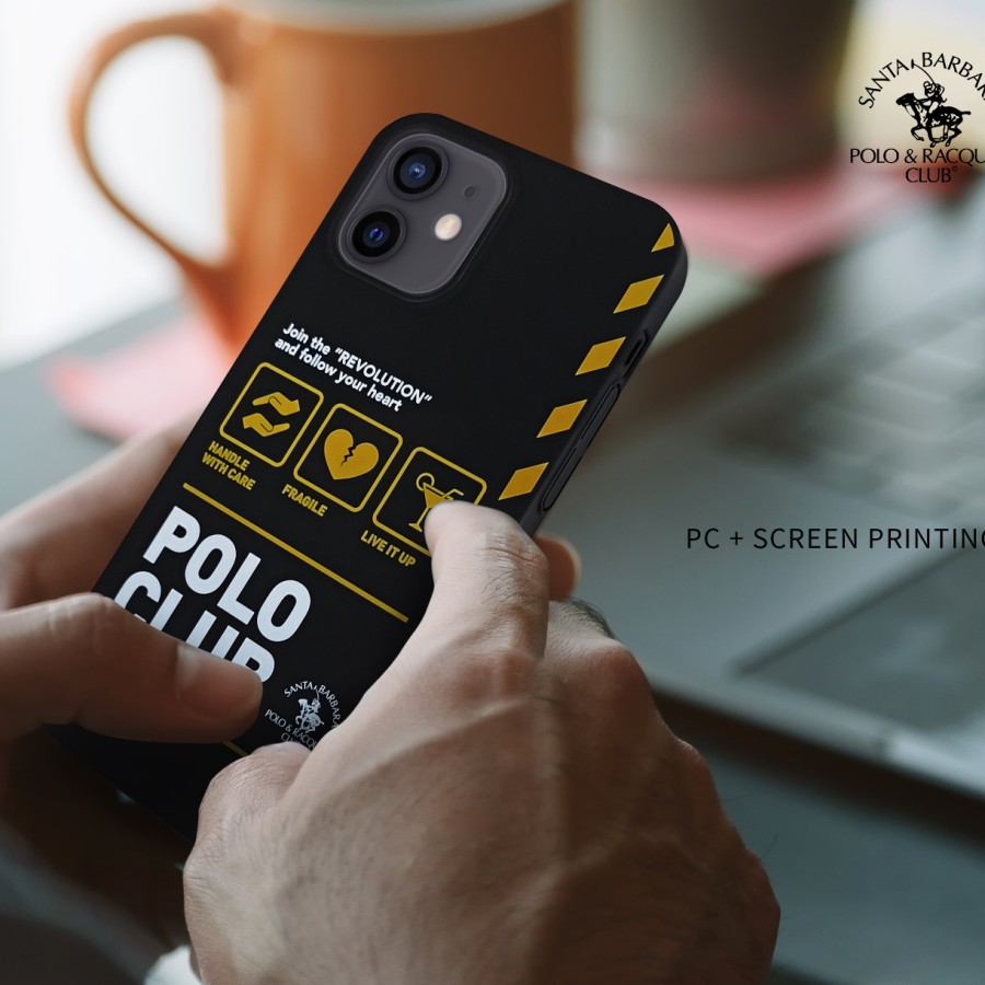

Чехол для iPhone 12 Brion Santa Barbara Polo Черный