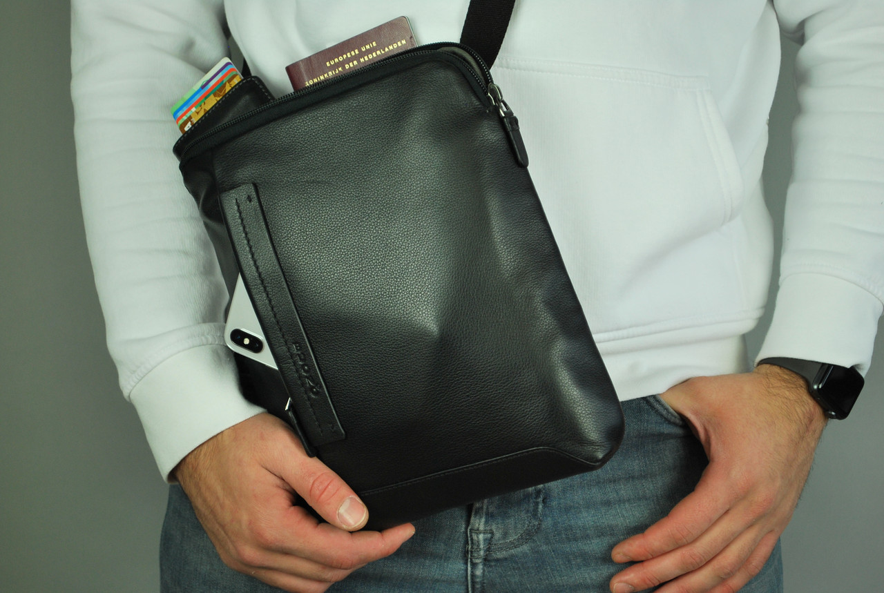 

Сумка планшетка мужская из натуральной кожи Buono Leather (010-3053)