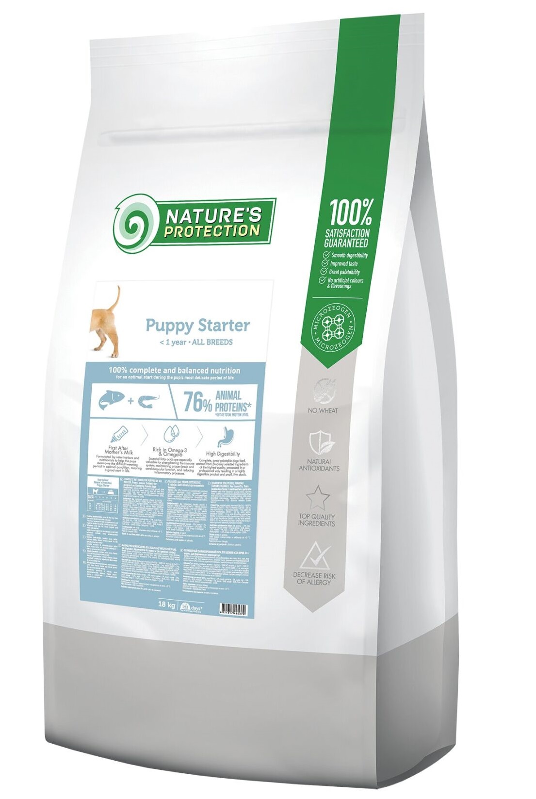 

Сухой корм для щенков Nature's Protection Puppy starter All breeds 18 кг