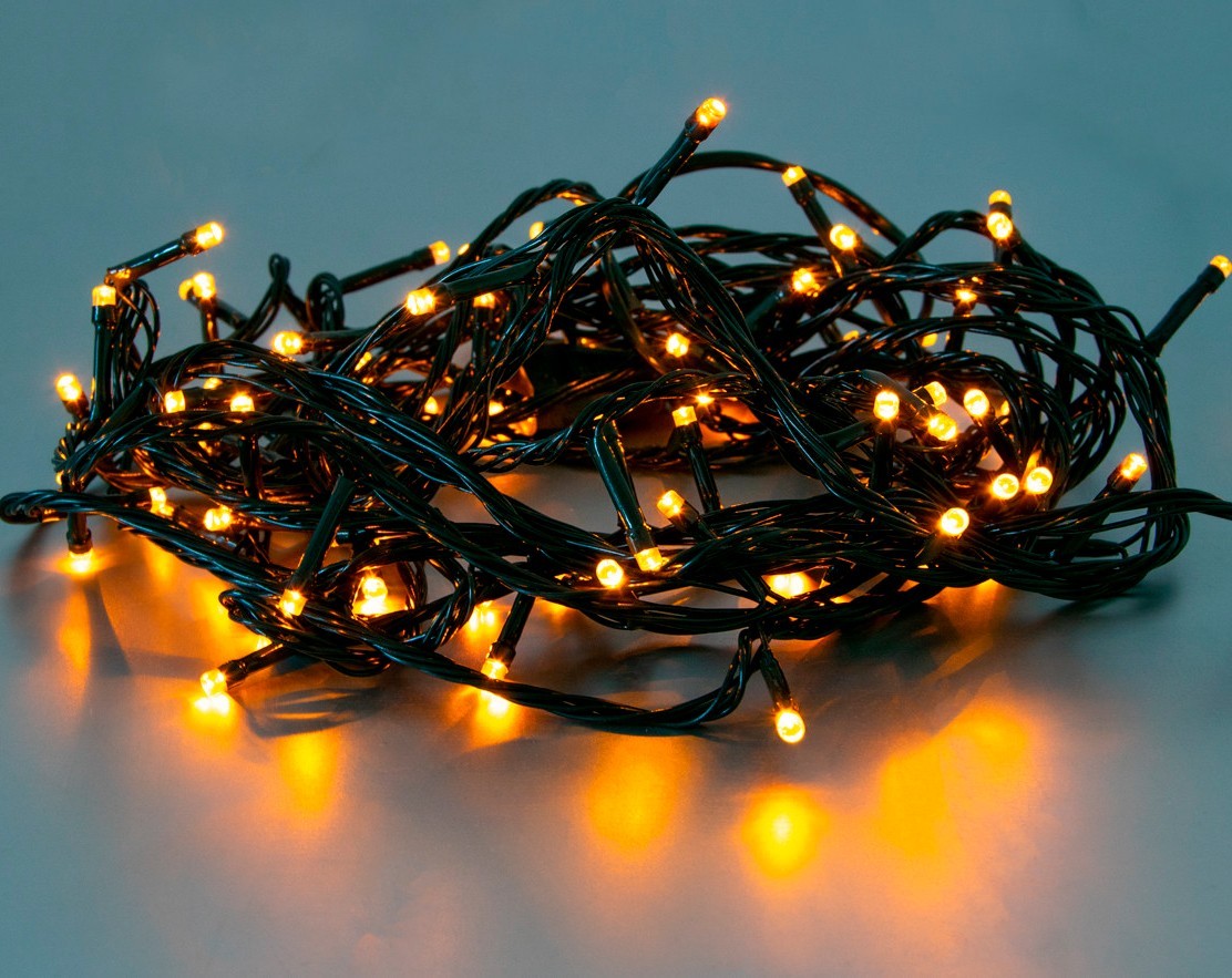 

LED гірлянда на вікно новорічна AJ-1003 (ART 105) 84Led Жовта 8 м (VS7004772)