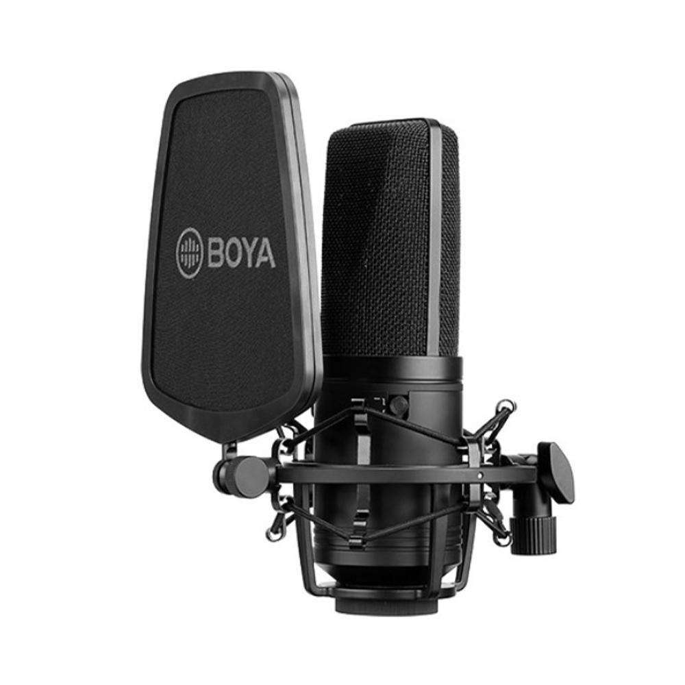 

Студийный микрофон BOYA BY-M1000 с большой диафрагмой 34мм всенаправленный конденсаторный