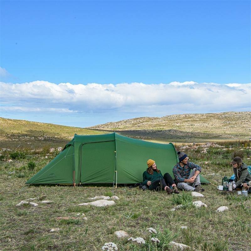 

Намет двомісний з футпринтом Naturehike Opalus NH20ZP001, 210T, помаранчевий