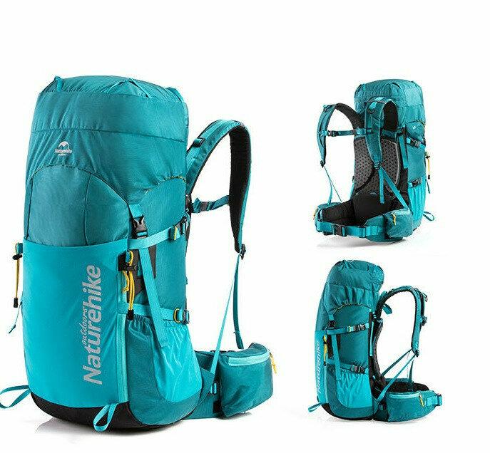 

Рюкзак туристичний Naturehike NH18Y045-Q, 45 л, блакитний