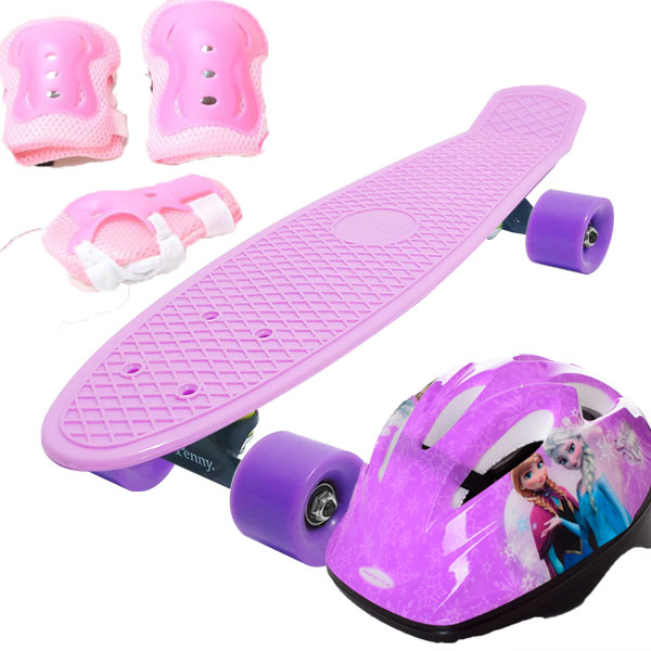 

Скейт Penny Classic Pastel 22" Combo Набор (защита + шлем) Лиловый Фрозен (2T2029)
