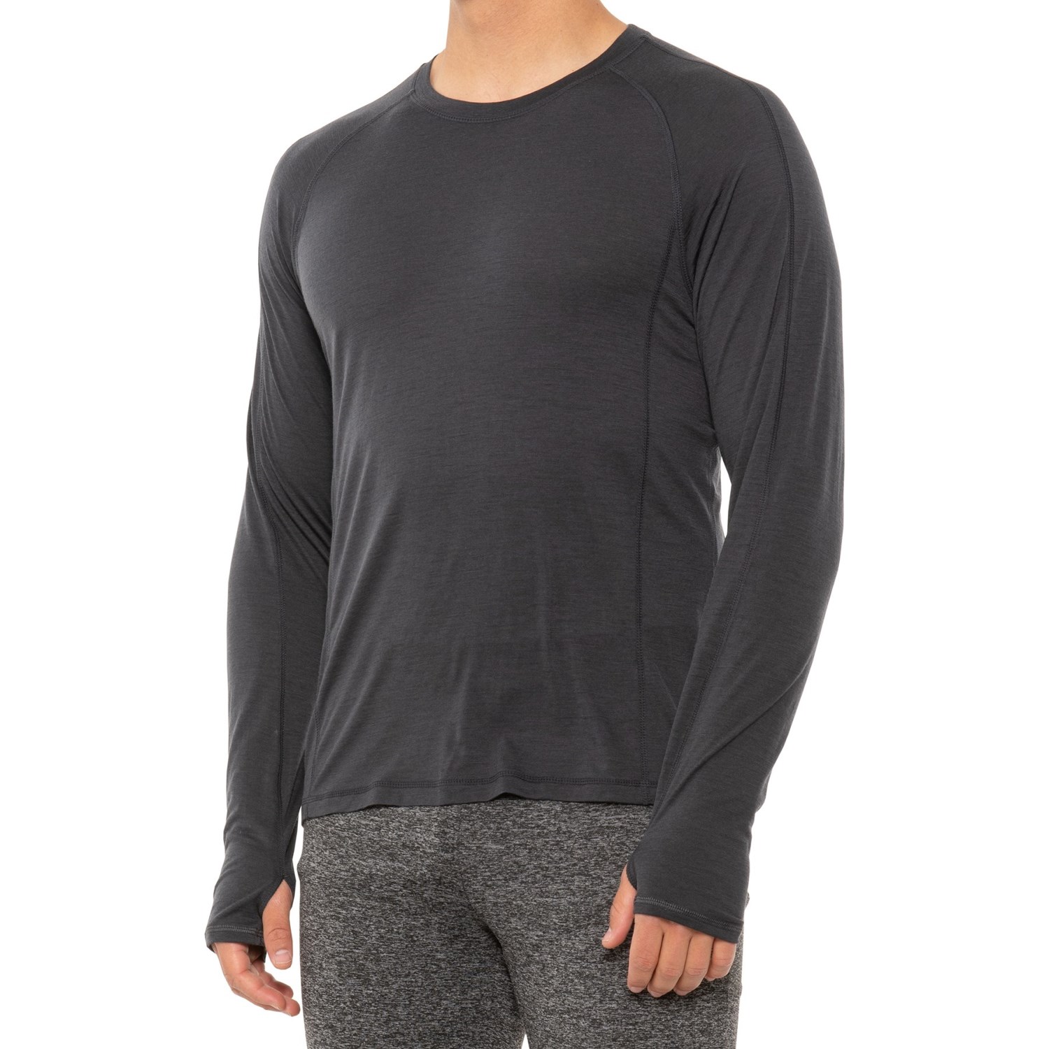 

Термо лонгслив Telluride Clothing Co - Merino Wool (For Men) Dark Grey, S (44)