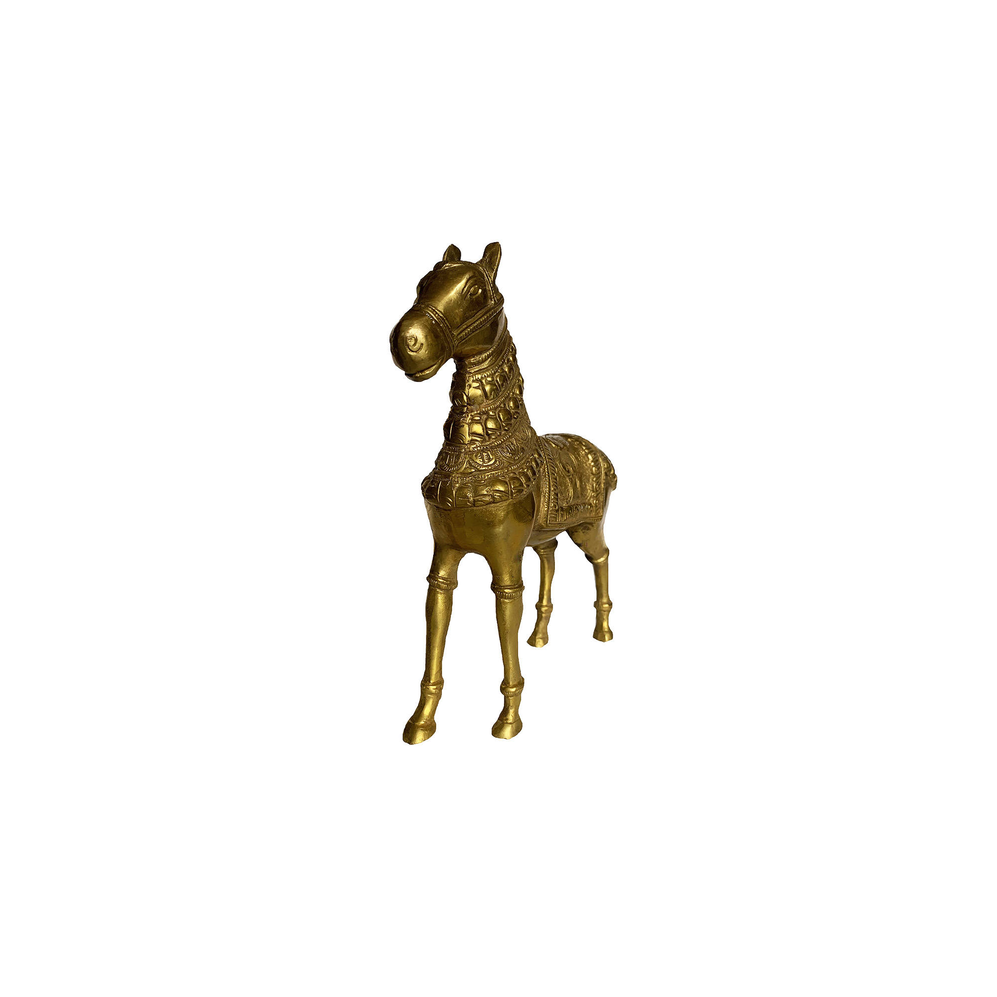 

Статуэтка конь латунь Silk Route a-1141 20х21,5х6 см. "Golden horse"