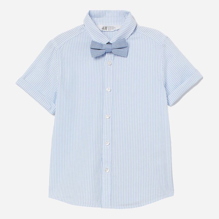 

Рубашка + бабочка H&M 941643b39 116 см Голубая